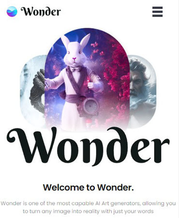 Wonder AI Art Generator